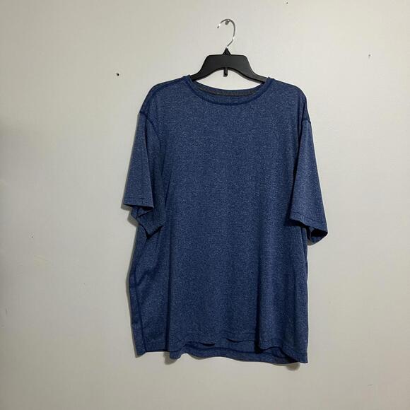 Eddie Bauer Blue Athletic Stretch Space Dye Men's XXL Shirt - Picture 1 of 3